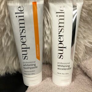 NWS! Jumbo Size Supersmile Whitening Toothpaste and Accelerator Set